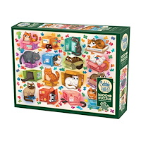 Cobble Hill Cats vs. Puzzles, Pussel, 1000 bitar, Cobble Hill
