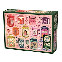 Cobble Hill Tea Tin Treasures, Pussel, 1000 bitar, Cobble Hill