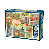 Cobble Hill Garden Birds in Autumn, Pussel, 500 bitar, Cobble Hill