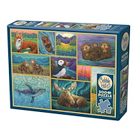 Cobble Hill Alaskan Animals, Pussel, 500 bitar, Cobble Hill