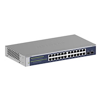 Netgear NETGEAR GS724T - Version 6 - switch - 24 portar - smart - rackmonterbar