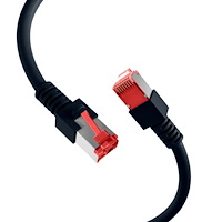 Diverse Patchkabel RJ45, CAT6 250Mhz, 20m schwarz, S-STP(S/FTP), LSO...