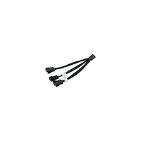 EKWB EkWaterBlocks - strömdelare för fläkt - 4-stifts PWM till 3-stifts PWM - 10 cm