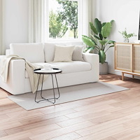 vidaXL Områdesmattor LUGO Krämfärgad och grå 200 x 80 cm Polyester