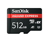 SANDISK MicroSD Card Express 512GB 880MB/s U3 C10