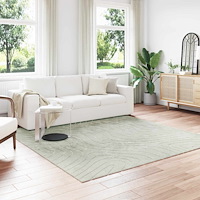 vidaXL Områdesmattor Fyrkantig PALMERAS Grön 240 x 240 cm Polyester