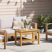 vidaXL Sidobord Olivenatur 70 x 40 x 45 cm Massivt Akaciaträ