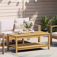 vidaXL Sidobord Olivenatur 110 x 55 x 45 cm Massivt Akaciaträ