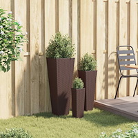 vidaXL Utomhusset 3 pcs Metall