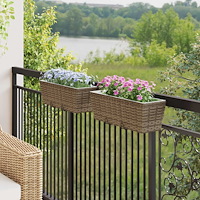 vidaXL Räcke Metall