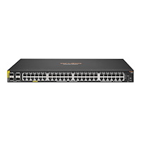 Hewlett Packard Enterprise HPE Aruba 6100 48G Class4 PoE 4SFP+ 370W Switch - switch - 52 portar - Administrerad - rackmonterbar