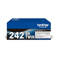 Brother Brother TN242 BKTWIN - 2-pack - svart - original - tonerkassett