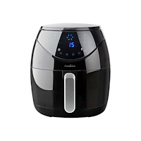 NEDIS Nedis varmluftsfritös - svart (Skadad)