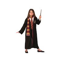 Rubies HARRY Potter GRIFFINDOR Kostym med trollspö, halsduk och sli...