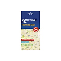 Lonely Planet Global Limited Lonely Planet Southwest USA Planning Map