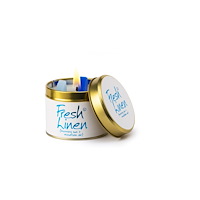 LILY FLAME CANDLES Fresh Linen - Scented Tin Candle