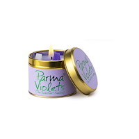 LILY FLAME CANDLES Parma Violets  - Scented Tin Candle