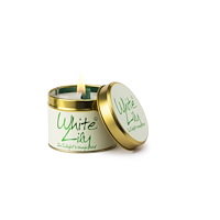 LILY FLAME CANDLES White Lily - Scented Tin Candle
