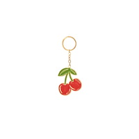 SASS & BELLE Cherry Enamel Keyring