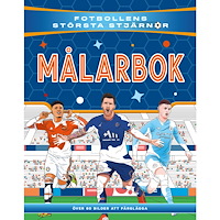 Tukan Förlag Fotbollens största stjärnor målarbok (häftad)