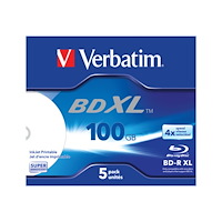 VERBATIM Verbatim - BD-R XL x 5 - 100 GB - lagringsmedier