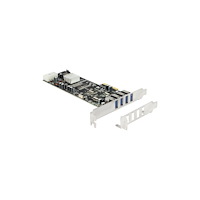 DeLOCK Delock PCI Express Card > 4 x external USB 3.0 Quad Channel - USB-adapter - PCIe 2.0 x4 - USB 3.0 x 4