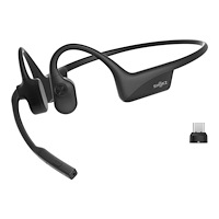 AfterShokz SHOKZ OpenComm2 UC - 2025 Upgrade - headset - USB-C via Bluetooth-adapter