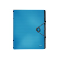 LEITZ Leitz Solid - klassifikationsmapp - 6 delar - för A4 - kapacitet: 200 ark - tabbad - blå