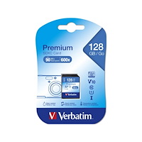 VERBATIM Verbatim Premium - flash-minneskort - 128 GB - SDXC UHS-I