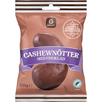 GARANT Cashewnötter med Choklad 120g