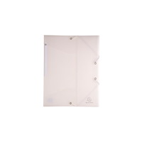 EXACOMPTA Gummibandsmapp EXACOMPTA A4 PP 3-kl tra