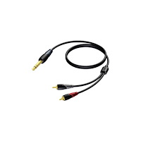 Procab Kabel Procab-kabel PROCAB CLA719/1,5, 6,3 mm jack (M) stereo...