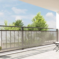 vidaXL Tarpaulin med öglor Transparent 1 x 12 m polyeten