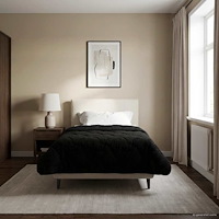 vidaXL Full Års-Duvet Svart 135 x 220 cm Mikrofiber och Teddyfleece