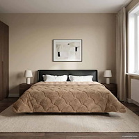 vidaXL Full Års-Duvet Taupe 200 x 220 cm Mikrofiber och Teddyfleece