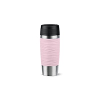 Emsa EMSA Travel Mug Waves, Rosa, Rostfritt stål, Silikon, Rostfr...