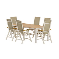 Venture Home Break Matbord med Panama Stol