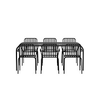 Venture Home Borneo Matbord med Peking Stol