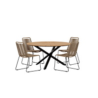 Venture Home Mexico Matbord med Lindos Stol