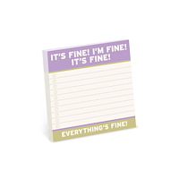 Knock Knock Knock Knock It’s Fine Large Sticky Notes (4x4in)