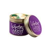 LILY FLAME CANDLES Winter Wood - Scented Tin Candle