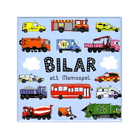 K. Hjelm Förlag Bilar ett Memospel