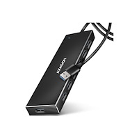 AXAGON AXAGON HUE-F7A - hubb - flat - 7 portar