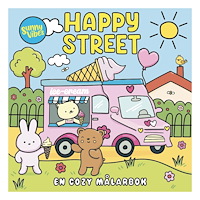 Tukan Förlag Happy Street. En cozy målarbok (häftad)
