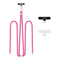 Tech-Protect Tech-Protect TECH-PROTECT C7S ROPE CROSSBODY STRAP HOT PINK/...