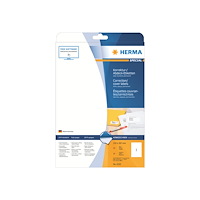 HERMA HERMA Special - permenenta självhäftande matta ogenomskinliga korrigerings/täcknings-pappersetiketter - 25 etikett (er)...
