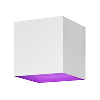 Hombli Hombli Smart Wall Light - vägglampa - LED - 6 W - varmt till kallt vitt ljus - 2700-6500 K - kub - vit