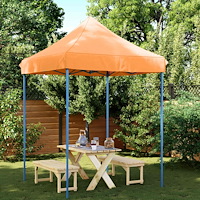 vidaXL Partytält Orange 200 x 200 x 306 cm Oxford Tyg