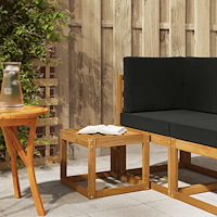 vidaXL Pallbänk Naturfärg 43 x 43 x 37 cm Massivt Akaciaträ