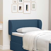 vidaXL Sänggavel Öra Blå 40 x 23 x 6 cm tyg